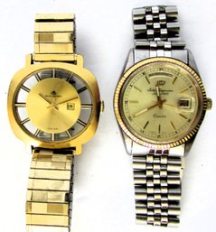 Two Wrist Watches By Jules Jurgensen And Bucherer