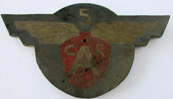 Hand Painted Wood Squadron Insignia