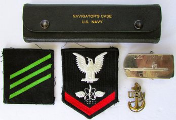 A Group Of United States Navy Items