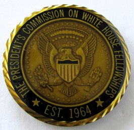 The White House Fellowship PRESIDENTS COMMISSION Challenge Coin