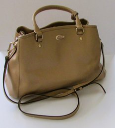 A Vintage Coach Leather Handbag