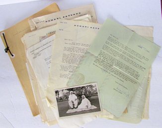 Large Group Of Autographed Letters And Documents Of Kripal Singh, The Famed Spiritual Leader