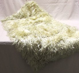 Antique Trapezoidal Faux Fur Shawl? With 'Fleet New York' Label