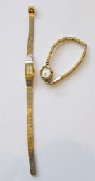 Two Ladies 10K Gold Filled Wristwatches