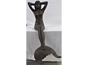 Large Cast Iron Mermaid