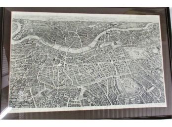 'A Balloon View Of London' Framed Print