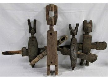 Group Of 4  African Tribal Carvings