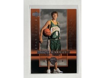 2003-04 Upper Deck Luke Ridnour Rookie Exclusives #10 Basketball Trading Card