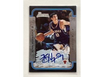 2003-04 Bowman Rookies & Stars Kirk Hinrich Autographed Rookies #148 Basketball Trading Card