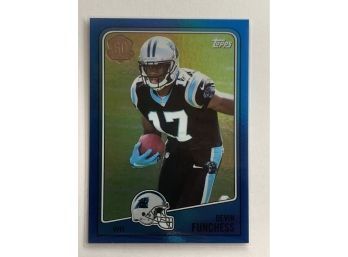 2015 Topps 60th Anniversary Devin Funchess Wal-Mart Blue Foil #T60-DF Football Trading Card