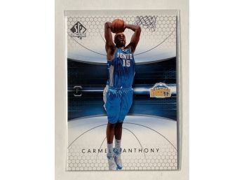 2004-05 SP Authentic  Carmelo Anthony #19 Basketball Trading Card