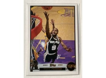 2003-04 Topps Tony Parker Collection #9 Basketball Trading Card