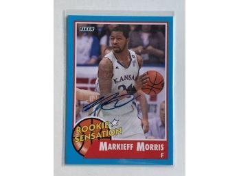 2011-12 Fleer Retro Markieff Morris Autographs #57 Basketball Trading Card