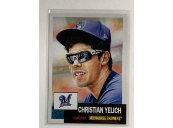 2018 Topps Living Set Christian Yelich Online Exclusive #94 Baseball Trading Card