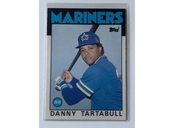 1986 Topps Danny Tartabull #108T Baseball Trading Card