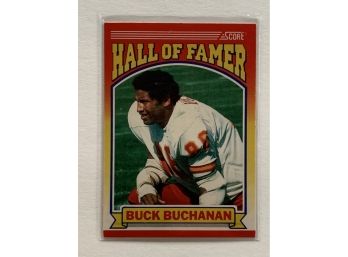 1990 Score Buck Buchanan #600-Hall Of Famers Football Trading Card