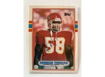 1989 Topps Derrick Thomas #90T Football Trading Card
