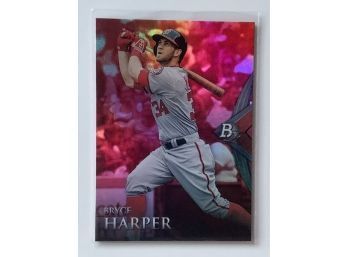 2014 Bowman Platinum Ruby Bryce Harper #40 Baseball Trading Card