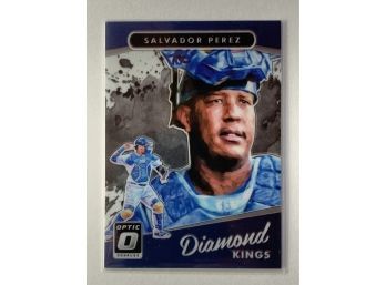 2017 Panini Donruss Optic Salvador Perez  #12 Diamond Kings Baseball Trading Card