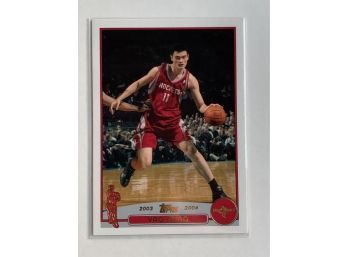 2003-04 Topps Yao Ming Collection #11 Basketball Trading Card