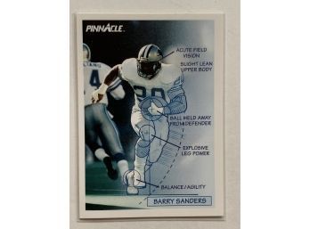 1991 Pinnacle Barry Sanders #358 Football Trading Card