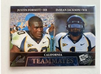 2008 Press Pass Teammates #96 - Justin Forsett & DeSean Jackson Football Trading Card