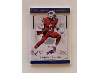 2016 Panini National Treasures Tyrod Taylor #10 26/99 Football Trading Card