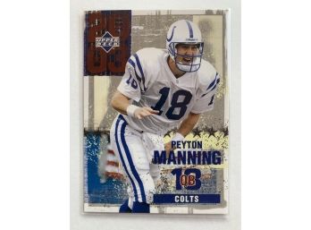 2003 Upper Deck NFL Scholastic Card Set Peyton Manning #4 Football Trading Card