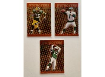 1998 Skybox Premium D'Stroyers Football Trading Cards