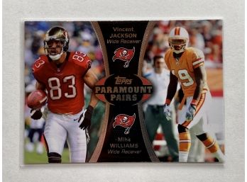 2012 Topps Paramount Pairs #PA-JW - Vincent Jackson & Mike Williams Football Trading Card