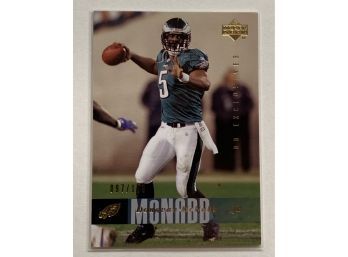 2006 Upper Deck Donovan McNabb UD Exclusives Gold #145 Numbered 097/100 Football Trading Card