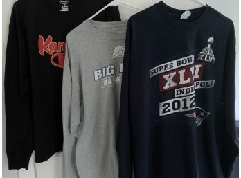 Assortment Of Long Sleeve Sport T-Shirts X Large