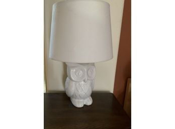 17' Ceramic Owl Lamp