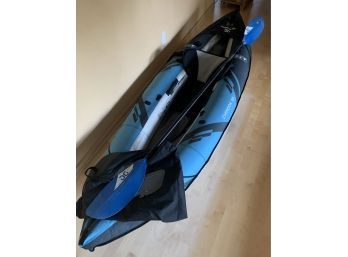 9' Aquaglide Chinook 90 Inflatable Kayak With Paddle