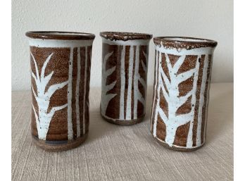 Set Of Pottery Cups