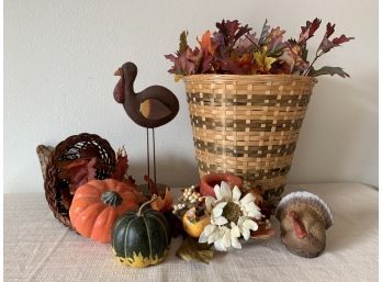 Fall Festive Stuff--13' Turkey, Leaves & More
