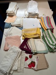 Assorted Cloth Napkin Lot