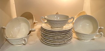 Steubenville Double Handle Soup Bowls And Plates