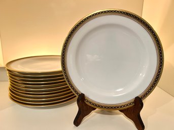 Gold Border Spode Plate Set