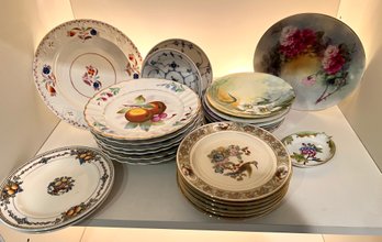Assorted China Dishes, Saucers And Ashtray