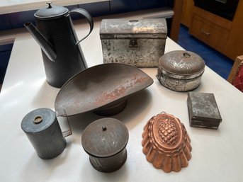 Antique Tinware Lot