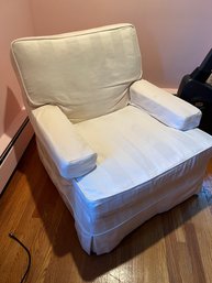 White Slip Cover Chair