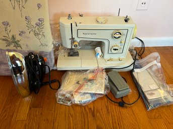 Sewing Machine & Ironing Lot