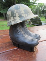 Jim Beam Solder Boots And Helmet Decanter
