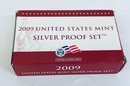 2009 UNITED STATES MINT SILVER PROOF COIN SET - IN CASE & BOX