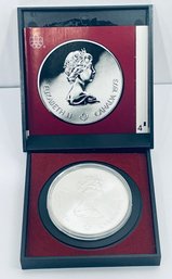 CANADA OLYMPIAD XXI MONTREAL MARATHON 1976 5 DOLLAR 92.5 PERCENT SILVER PROOF COIN - IN ORIGINAL BOX