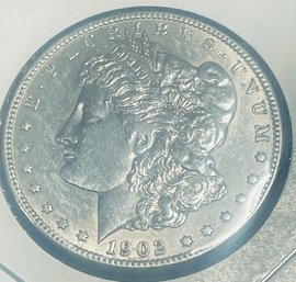 1902 MORGAN SILVER DOLLAR COIN - BU/ BRILLIANT UNCIRCULATED
