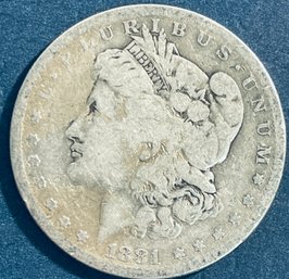 1884-S MORGAN SILVER DOLLAR COIN