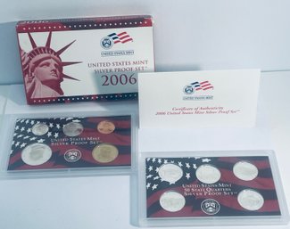 2006 UNITED STATES SILVER MINT PROOF COIN SET IN BOX
