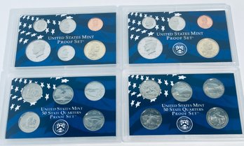2005-S & 2006-S UNITED STATES PROOF SETS - 21 COINS - BOX & COA NOT INCLUDED
